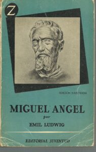 Portada MIGUEL ANGEL - EMIL LUDWIG - JUVENTUD