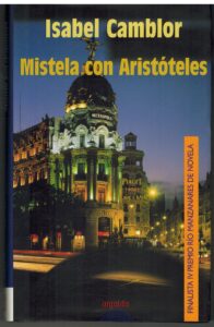 Portada MISTELA CON ARISTOTELES - ISABEL CAMBLOR - ALGAIDA