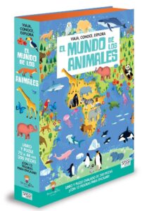 Portada MUNDO DE LOS ANIMALES, EL - VIAJA, CONOCE, EXPLORA - AA.VV. -