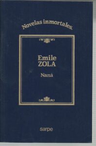 Portada NANA - EMILE ZOLA - SARPE