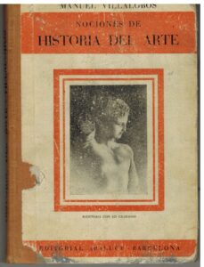 Portada NOCIONES DE HISTORIA DEL ARTE - MANUEL VILLALOBOS - ARALUCE