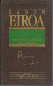 Portada NOTAS PARA LA ACLARACION DE UN SUICIDIO - RAMON EIROA - ORBIS