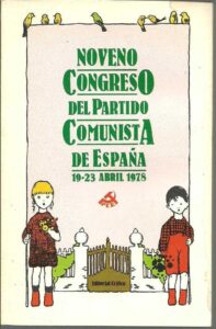 Portada NOVENO CONGRESO DEL PARTIDO COMUNISTA DE ESPAÑA 19-23 ABRIL 1978 - VARIOS AUTORES - CRITICA