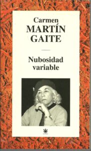 Portada NUBOSIDAD VARIABLE - CARMEN MARTIN GAITE - RBA