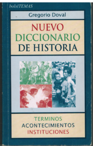 Portada NUEVO DICCIONARIO DE HISTORIA - GREGORIO DOVAL - TEMAS DE HOY