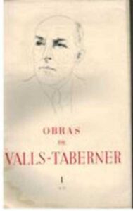 Portada OBRAS DE  VALLS-TABERNER - VALLS-TABERNER - MADRID - BARCELONA