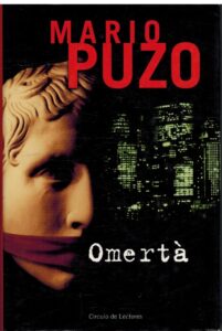 Portada OMERTA - MARIO PUZO - CIRCULO DE LECTORES