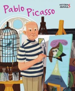 Portada PABLO PICASSO. HISTORIAS GENIALES (VVKIDS) - J. KENT - VICENS VIVES