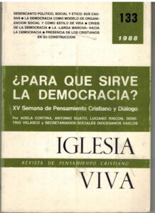 Portada ¿PARA QUE SIRVE LA DEMOCRACIA? - VARIOS AUTORES - IGLESIA VIVA