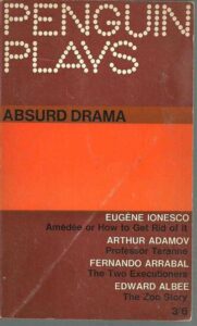 Portada PENGUN PLAYS ABSURD DRAMA - EUGENE IONESCO, ARTHUR ADAMOV, FERNANDO ARRABAL, EDWARD ALBEE - PENGUIN BOOKS