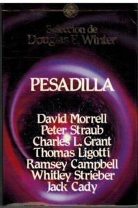 Portada PESADILLA - DOUGLAS E. WINTER - GRIJALBO