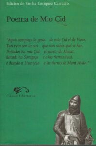 Portada POEMA DE MIO CID - ANONIMO - CLASICOS LIBERTARIAS