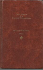 Portada POESIA - ANTONIO MACHADO - SEIX BARRAL