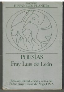 Portada POESIAS - FRAY LUIS DE LEON - CUPSA