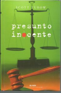 Portada PRESUNTO INOCENTE - SCOTT TUROW - EL PAIS