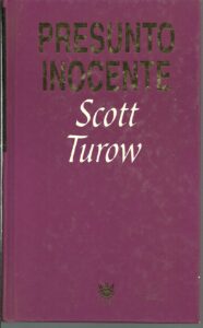 Portada PRESUNTO INOCENTE - SCOTT TUROW - RBA