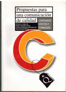 Portada PROPUESTAS PARA UNA COMUNICACION DE CALIDAD - VVAA - EDIPO