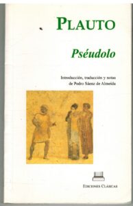 Portada PSEUDOLO - PLAUTO - EDICIONES CLASICAS