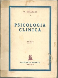 Portada PSICOLOGIA CLINICA - W. HELLPACH - MORATA