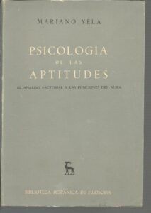 Portada PSICOLOGIA DE LAS ACTITUDES. EL ANALISIS FACTORIAL - MARIANO YELA - GREDOS