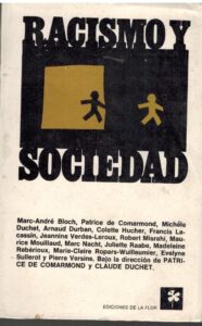 Portada RACISMO Y SOCIEDAD - VARIOS AUTORES - DE LA FLOR