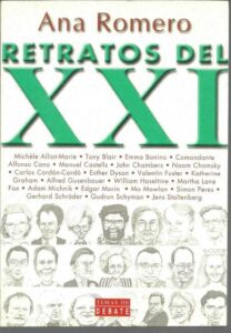 Portada RETRATOS DEL XXI - ANA ROMERO - TEMAS DE DEBATE