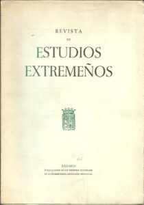 Portada REVISTA DE ESTUDIOS EXTREMEÑOS TOMO XIV  - VV.AA - BADAJOZ