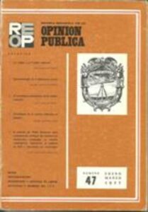Portada REVISTA ESPAÑOLA DE LA OPINION PUBLICA NUMERO 47 - VV.AA - INSTITUTO DE LA JUVENTUD