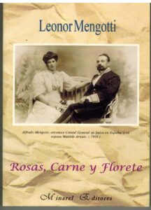 Portada ROSAS CARNE Y FLORETE - LEONOR MENGOTTI - MINAREL EDITORES