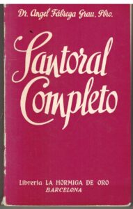 Portada SANTORAL COMPLETO - ANGEL FABREGA GRAU - LA HORMIGA DE ORO