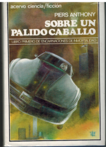 Portada SOBRE UN PALIDO CABALLO - PIERS ANTHONY - ACERVO