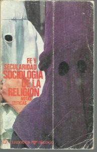 Portada SOCIOLOGIA DE LA RELIGION. NOTAS CRITICAS - VVAA - CUADERNOS PARA EL DIALOGO