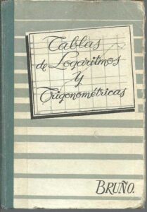 Portada TABLAS DE LOGARITMOS - VV.AA - BRUÑO
