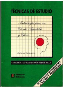 Portada TECNICAS DE ESTUDIO. METODOLOGIA PARA UN ESTUDIO AGRADABLE Y EFICAZ - TOMAS VIANA ARROYO - BLAZQUEZ