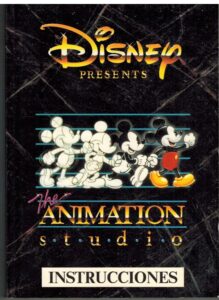 Portada THE ANIMATION STUDIO. INSTRUCCIONES - - - DISNEY