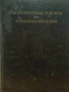 Portada THE INTERNATIONAL YEAR BOOK AND STATESMEN´S WHO´S 1955 - NO INDICA - BURKE´S PEERAGE LIMITED