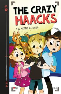 Portada THE CRAZY HAACKS Y EL MISTERIO DEL ANILLO (SERIE THE CRAZY HAACKS 2) - THE CRAZY HAACKS, - MONTENA