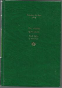Portada UN VIENTO QUE PASA - JOSE SALAS Y GUIRIOR - PLANETA