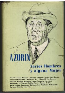 Portada VARIOS HOMBRES Y ALGUNA MUJER - AZORIN - AEDOS