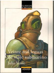 Portada VEINTE MIL LEGUAS DE VIAJE SUBMARINO - JULIO VERNE - ANAYA
