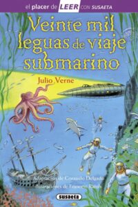 Portada VEINTE MIL LEGUAS DE VIAJE SUBMARINO -  - SUSAETA