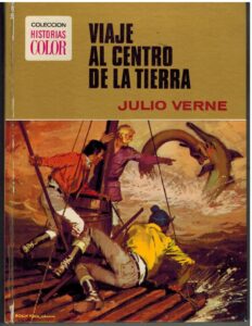 Portada VIAJE AL CENTRO DE LA TIERRA - JULIO VERNE - BRUGUERA