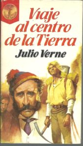 Portada VIAJE AL CENTRO DE LA TIERRA - JULIO VERNE - PLAZA Y JANES