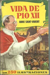 Portada VIDA DE PIO XII - ANNE SAINT VARENT - BRUGUERA