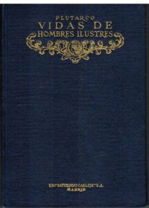 Portada VIDAS DE HOMBRES ILUSTRES - PLUTARCO - SATURNINO CALLEJA
