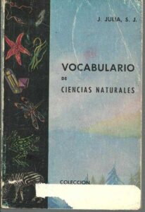 Portada VOCABULARIO DE CIENCIAS NATURALES - J JULIA S J - JOVER