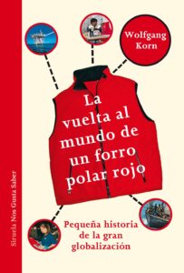 Portada VUELTA AL MUNDO DE UN FORRO POLAR ROJO, LA - KORN, WOLFGANG - SIRUELA
