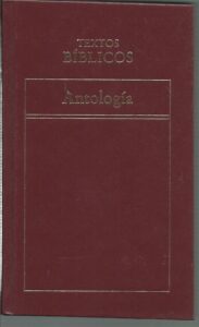 Portada ANTOLOGIA - TEXTOS BIBLICOS - ORBIS