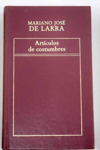 Portada ARTICULOS DE COSTUMBRES - MARIANO JOSE DE LARRA - ORBIS
