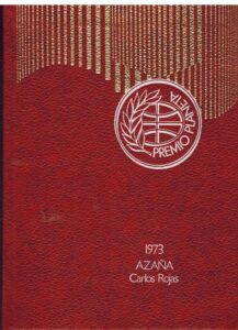 Portada AZAÑA  - CARLOS ROJAS - PLANETA